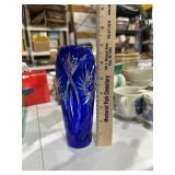 cobalt blue vase