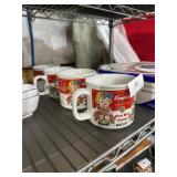 lot of 4 Campbells soup mugs