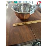 medium copper mixing bowl