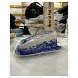 tiny spode italian cheese butter dish