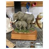 San Francisco music box co elephant musical figure