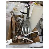 lot of misc. utensils