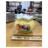 aynsley orchard gold small pot bowl