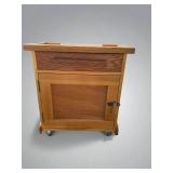 Hand Crafted Original Solid Wood Cabinet Table