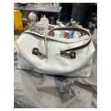 vintage white leather Ralph Lauren purse bag