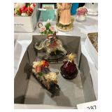 lot of Christmas decor enesco etc