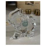 glass small elephant