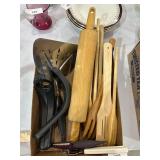 lot of misc. utensils