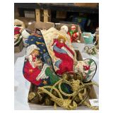 Christmas stockings and bells