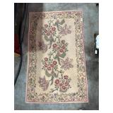 floral rug