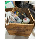 box of marbles etc.