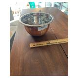small copper mixing bowl