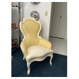 yellow retro chair