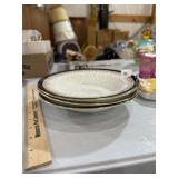 lot of 3 aynsley salad bowls leighton