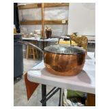 Il Mulino copper lidded pot