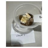 misc. US wheatpennies