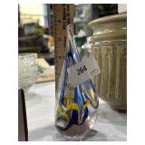 art glass paperweight signed on bottom