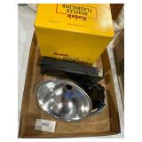 box lot of camera items