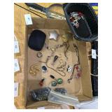 lot of scrap jewelry etc.