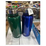 lot of 2 RAW steel water bottles