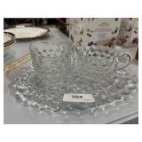 fostoria cream and sugar set