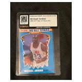 1990 Fleer All-Stars Michael Jordan #5 MBA AUTH