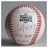 2025 MLB Tokyo Series Signed Baseball  FACSIMILE
