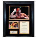 Hulk Hogan Facsimile Signature Framed Photo