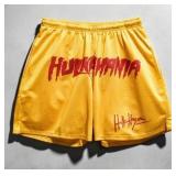 UNSIGNED Hulk Hogan Hulkamania Yellow Retro Shorts