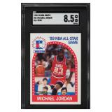 1989 HOOPS MICHAEL JORDAN ALL-STAR #21 SGC 8.5 NM