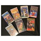 Lot of 7 VHS Movies