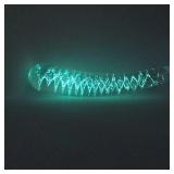 Glass Glowing Sex Toy  Double Ended