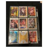 Sheet of NBA Cards   (9 cards)