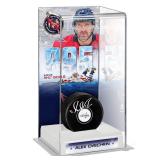 Alex Ovechkin  FACSIMILE Signed Puck in Case