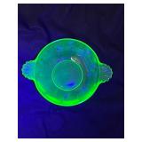 Uranium Glass Small Bowl / Candy Dish