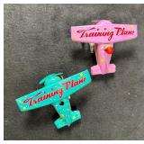 Vintage Wind-Up tin Airplanes