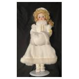 Porcelain Doll  Approx 16' Tall