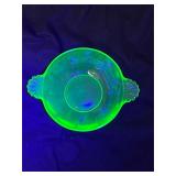 Uranium Glass Small Bowl / Candy Dish
