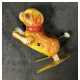 Vintage Jumping Dog China Tin Toy   NEW    No Box