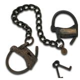Vintage Alcatraz Hand Cuffs w / Keys