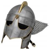 Knights Templar Barbuta Helmet with Visor