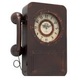 Abdurey Retro Old Telephone Wall Clock   *Repro