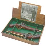 British Colonial Dueling Flintlock Pistol Set