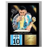 LIONEL MESSI 10, Inspirational Wall Art 16 x 24'