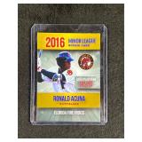 Ronald Acuna  Rookie Phenom Gold Platinum
