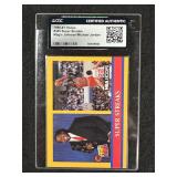 91 Hoops  Michael Jordan / Magic Johnson  #385
