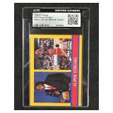90-91 Hoops  Michael Jordan / Magic Johnson #385