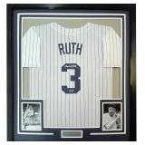 Babe Ruth Signed New York Baseball Jersey