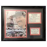 Dale Earnhardt Framed Photo Plaque