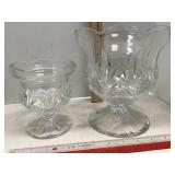 Crystal Glass Vase / Footed Bowl 2